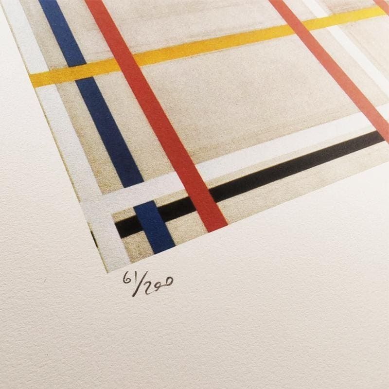 1970s Piet Mondrian Limited Edition Lithograph Numbered In Pencil. photo Art
