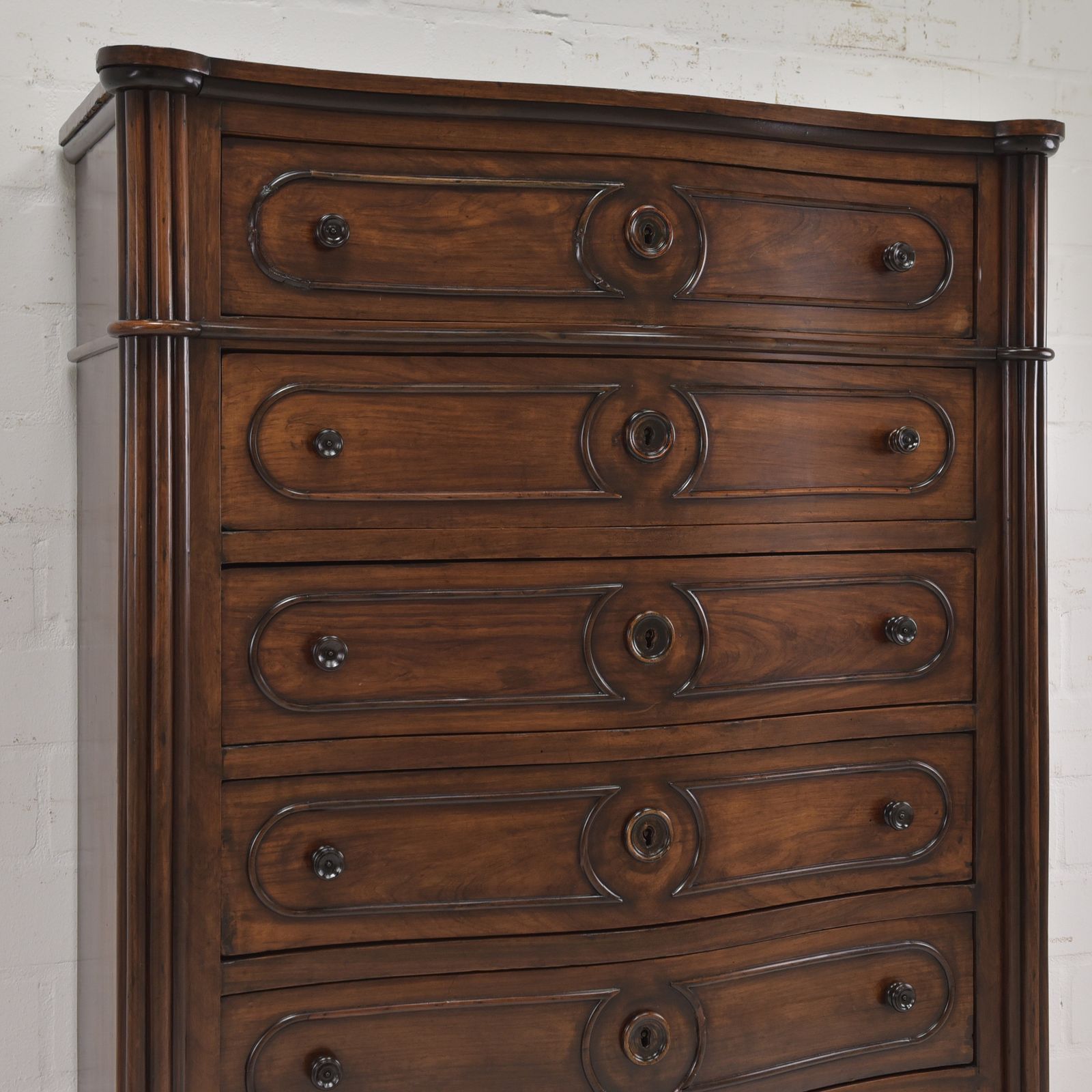 photo furniture Antique! Chest Of Drawers Restored Walnut Around 1870 Vertiko Tall Chest Of Drawers