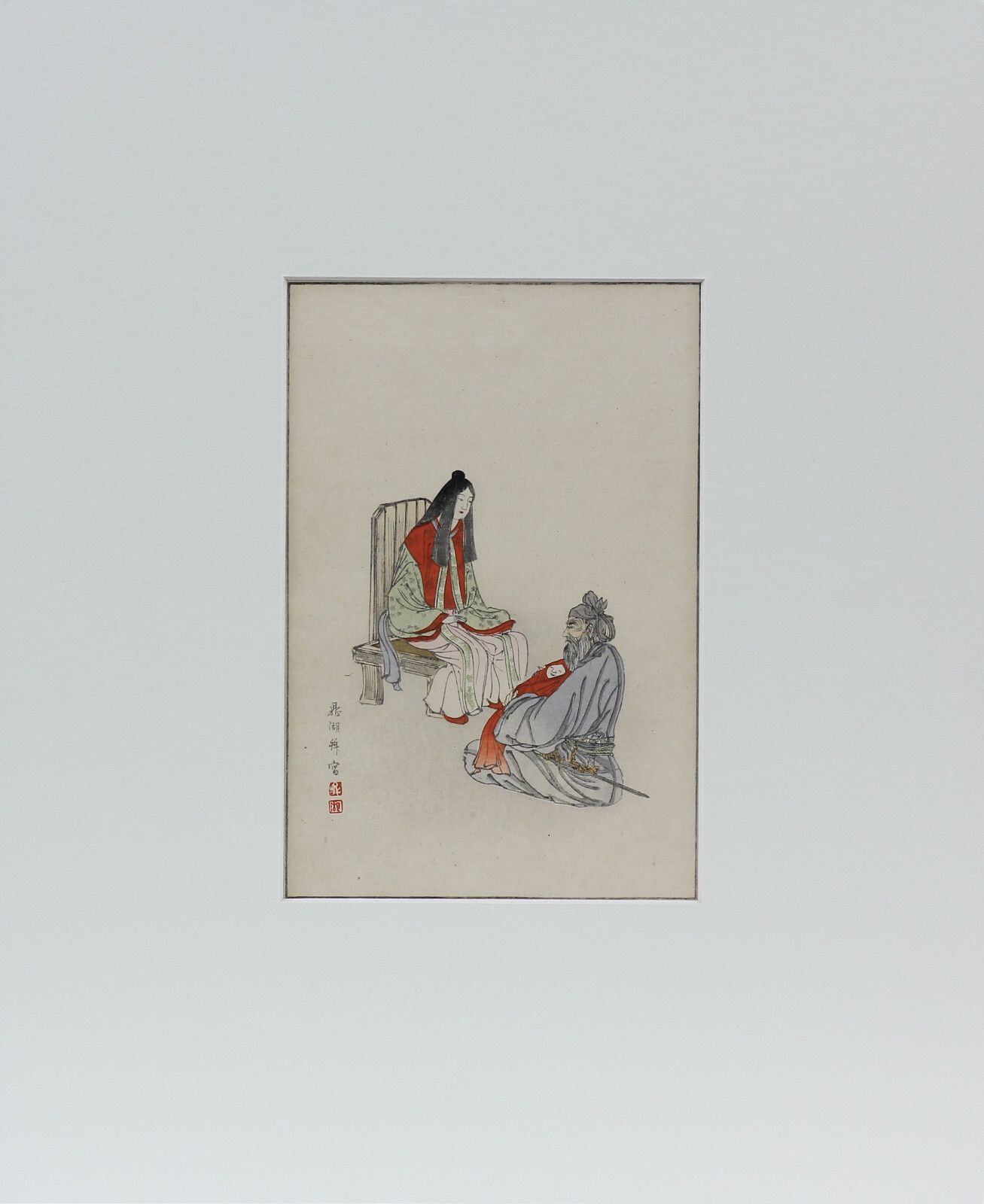 Japanese Woodblock Print By Kōno Bairei From Kaiga Cho photo Art