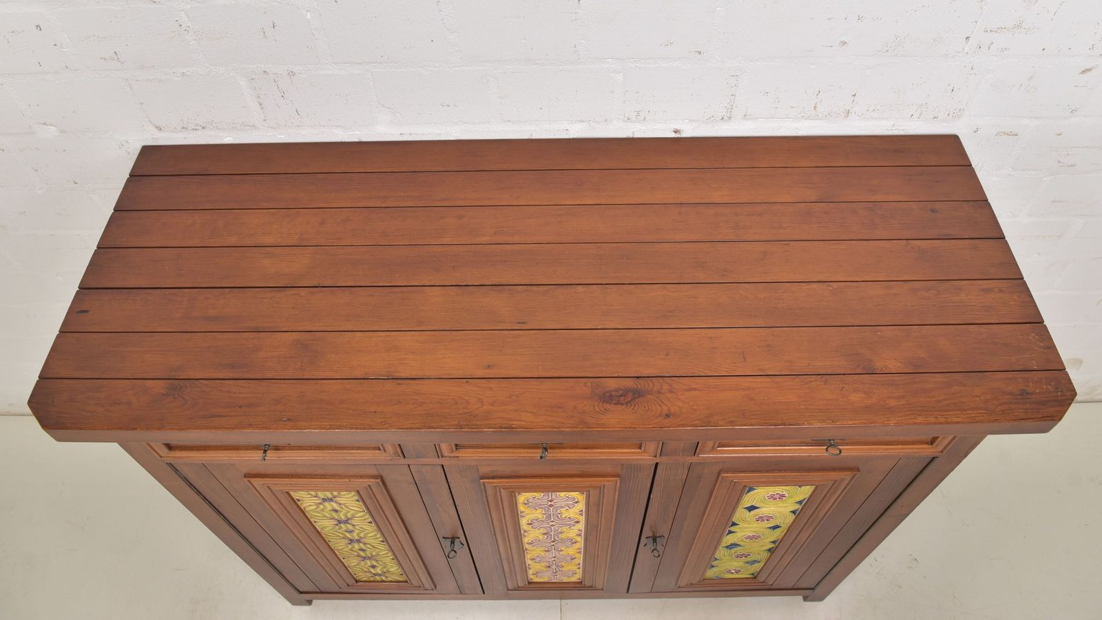 Sideboard Chest Of Drawers Restored Mid Century Around 1960 Vintage Retro Softwood photo vinterior
