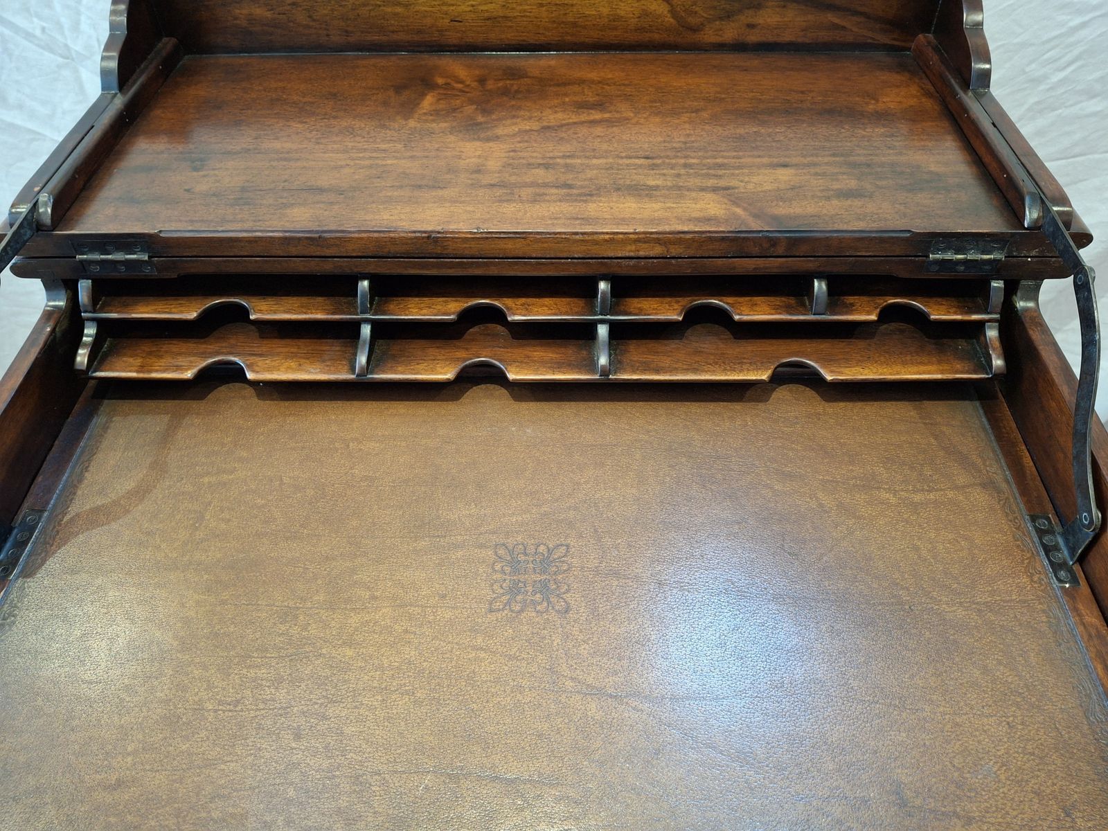 Theodore Alexander Campaign Desk, Possibly The Kaye, Brooksby photo for sale