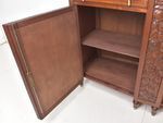 Antique! Display Cabinet Restored Art Deco 1925 Mahogany Buffet Dining Room photo vinterior
