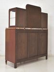 photo vinterior Antique! Display Cabinet Restored Art Deco 1925 Mahogany Buffet Dining Room
