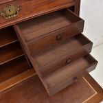 Antique! Secretary Restored Mahogany England Circa 1940 photo vintage