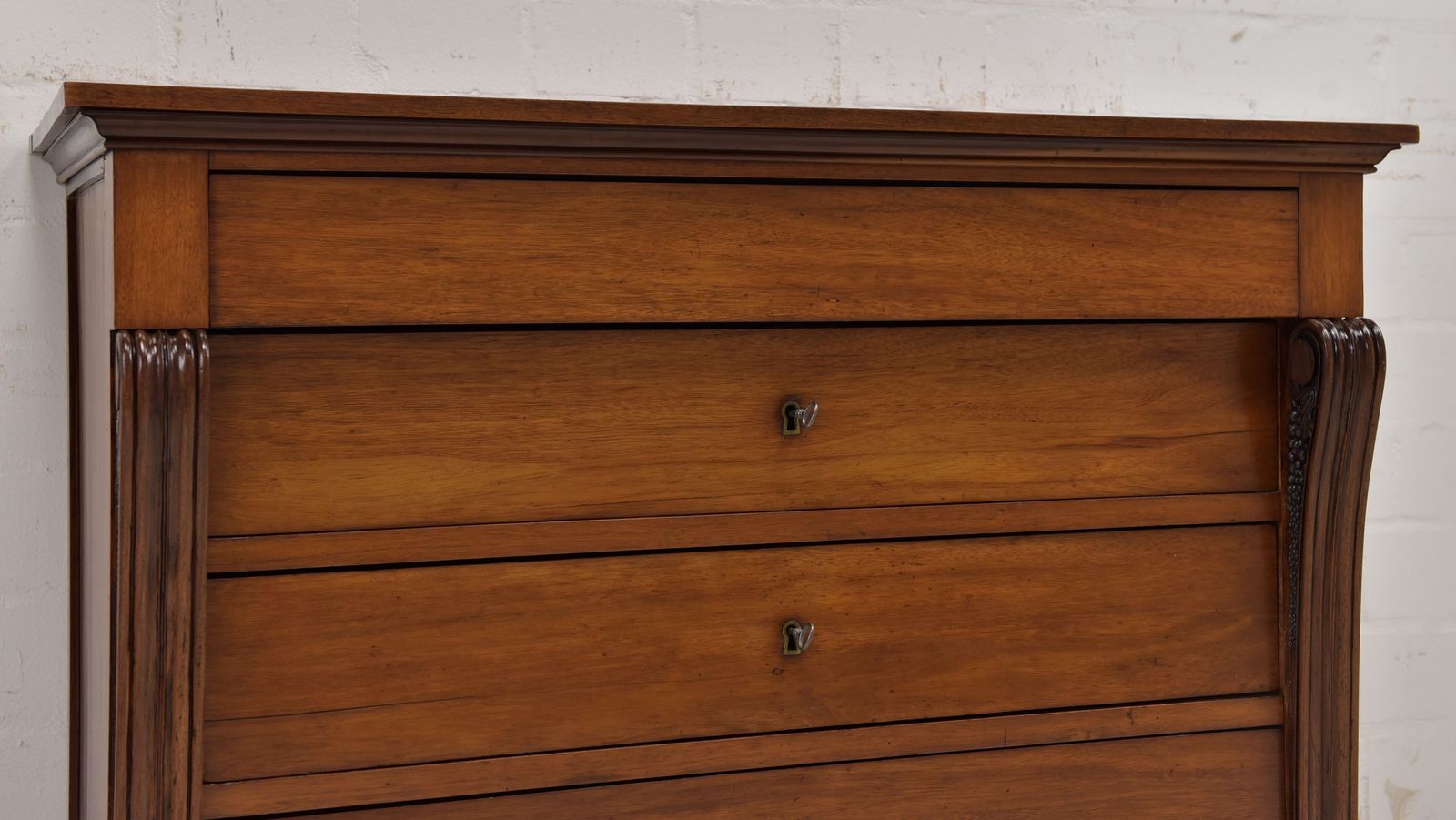 photo furniture Antique! Restored Biedermeier Empire Charles X Chest Of Drawers, Circa 1830