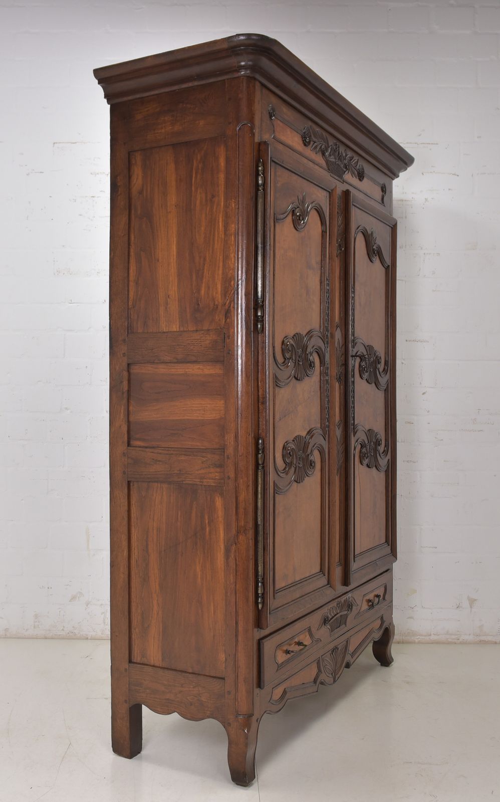 Furniture Antique! Hallway Cupboard Restored Lorraine Baroque Circa 1780 Oak Ash photo