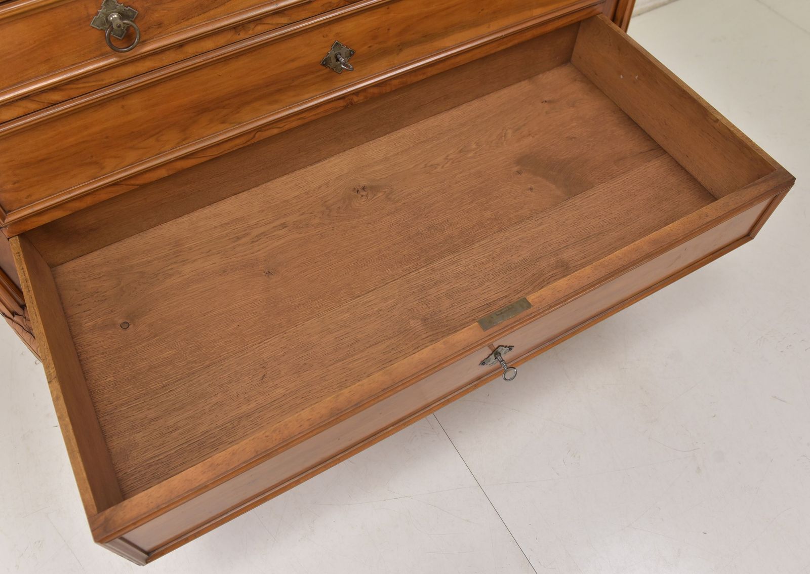 Antique! Mirrored Chest Of Drawers Restored Cherrywood Vanity Unit Wilhelminian Era Drawers photo vinterior