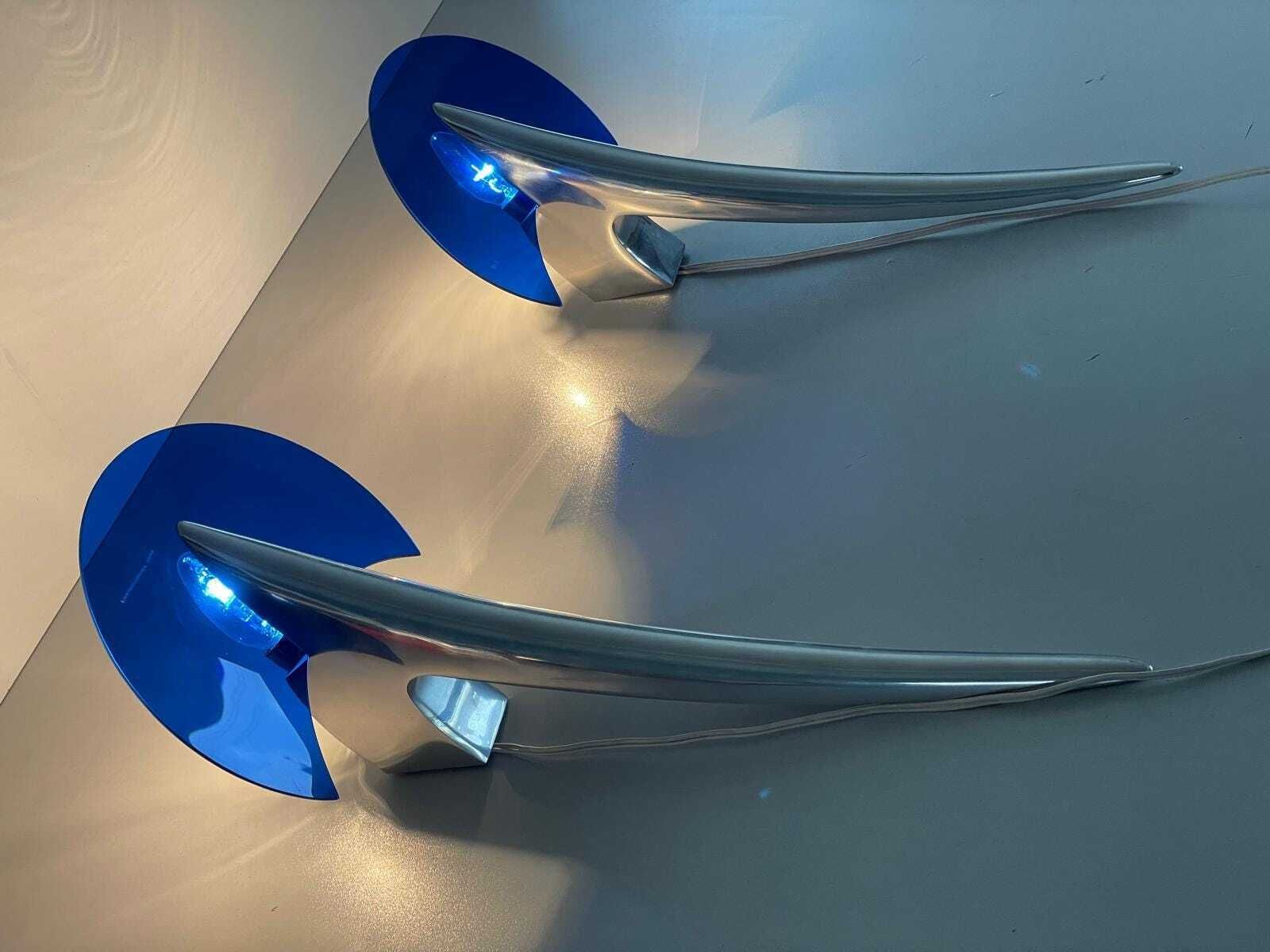 photo for sale Alien Sconces By Joan Auger For Taller Uno Metalarte, 1990s, Spain