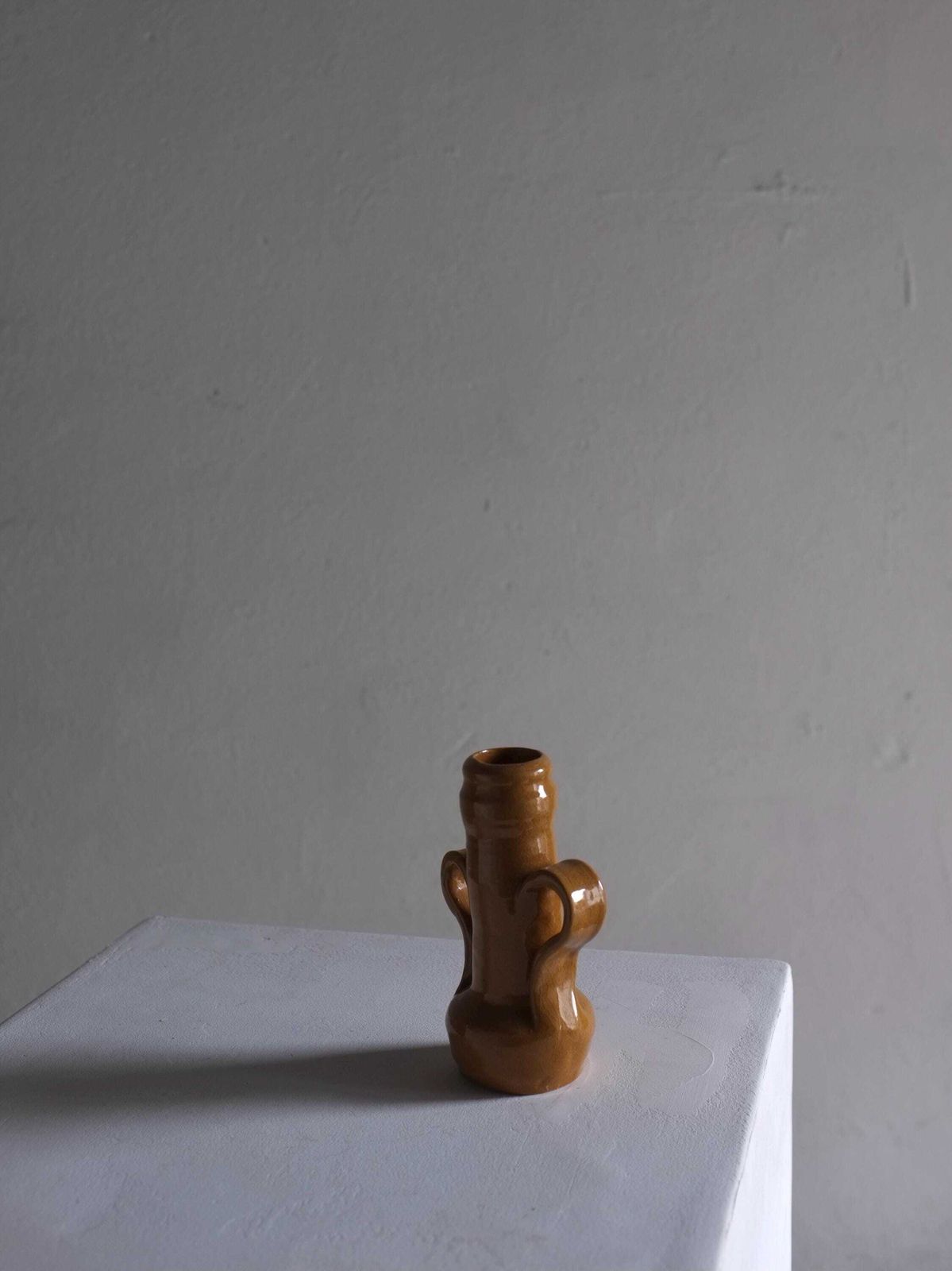 Primitive Bud Vase Candle Holder | 1970s photo furniture