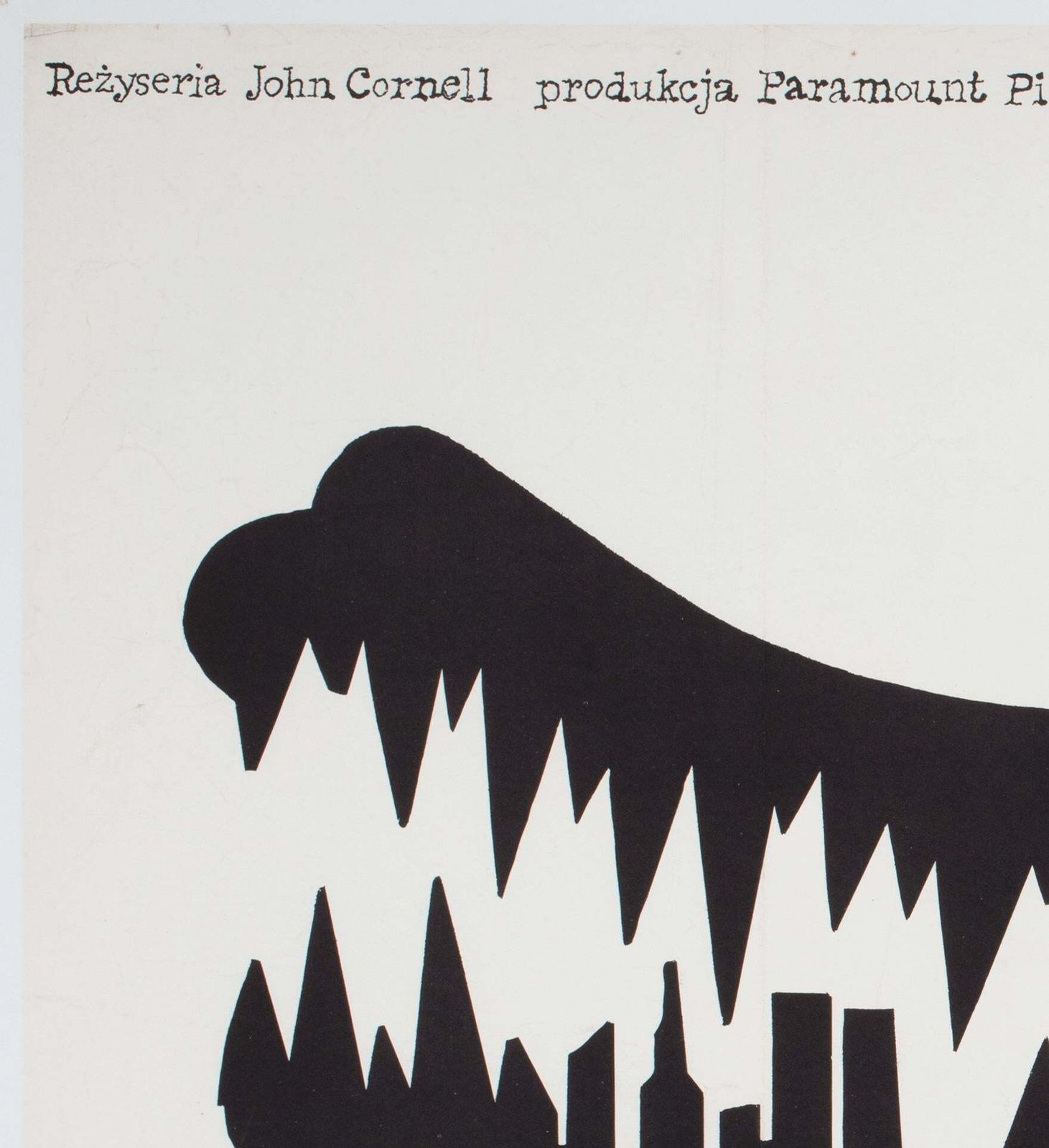 Crocodile Dundee 2 1989 Polish Film Poster Linen Backed, Mieczyslaw Wasilewski photo for sale