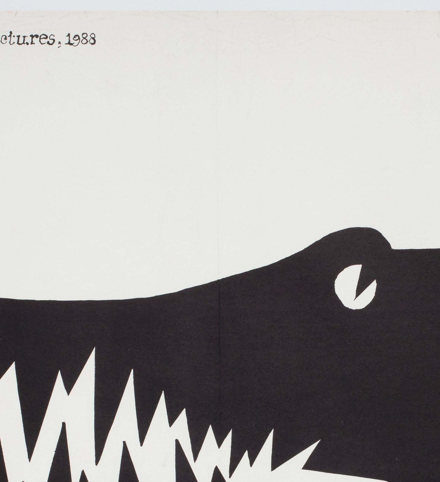Crocodile Dundee 2 1989 Polish Film Poster Linen Backed, Mieczyslaw Wasilewski photo Art