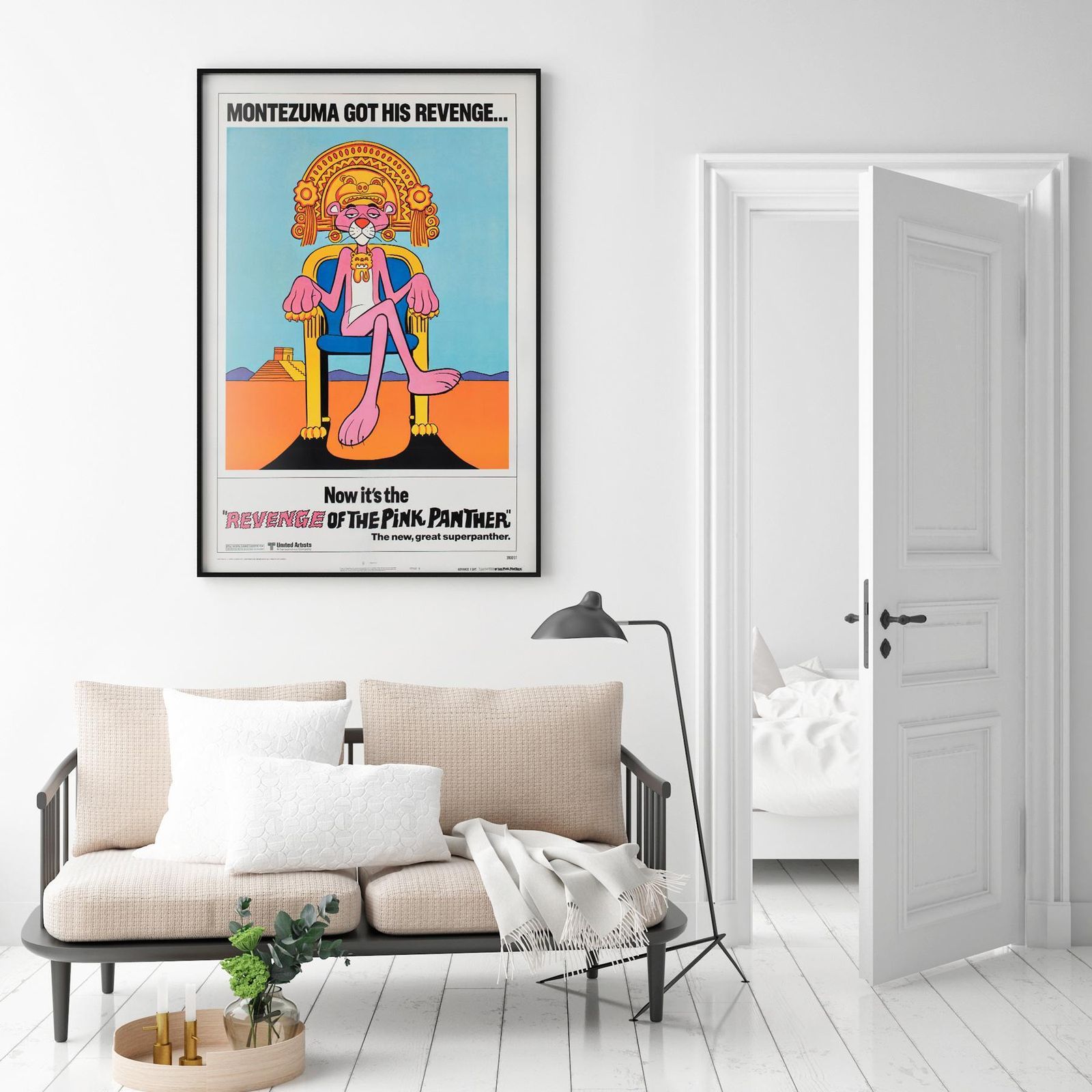 "Revenge Of The Pink Panther 1987" Us 1 Sheet Film Poster, Advanced Style B photo furniture