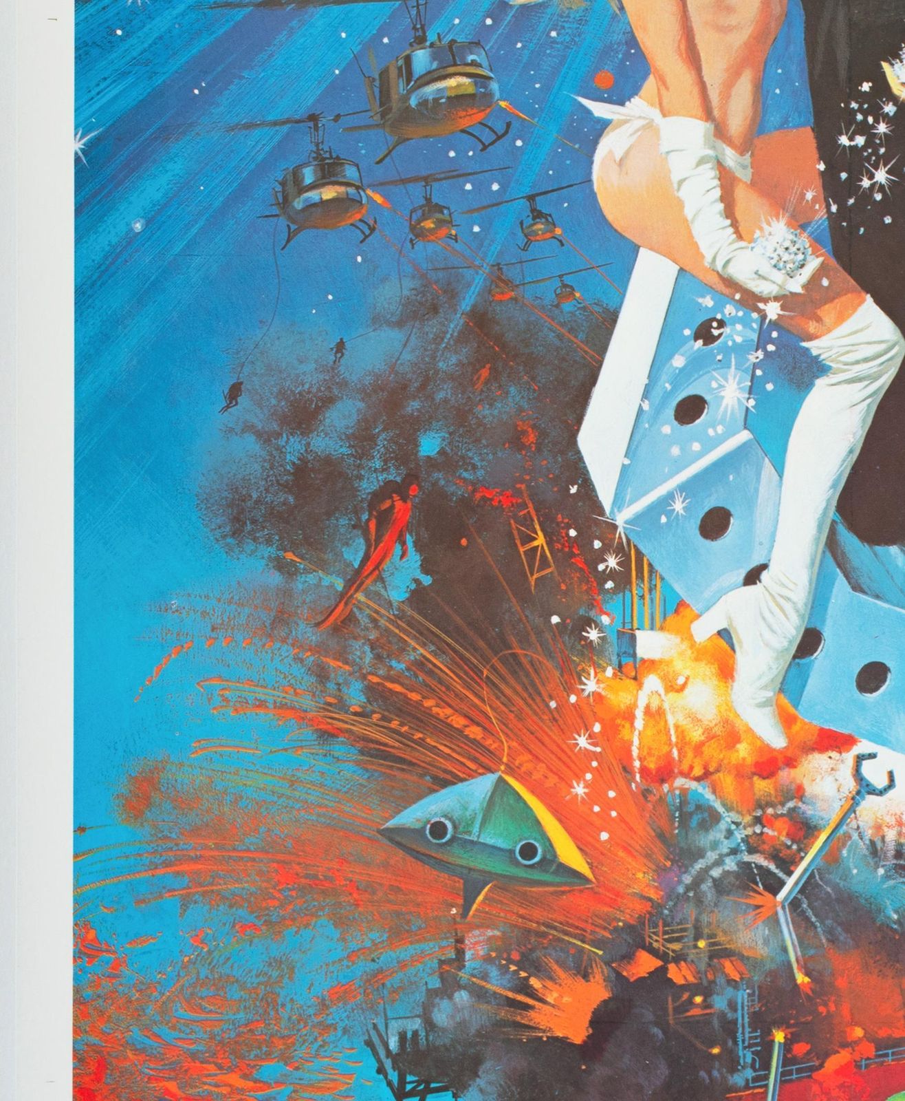 Diamonds Are Forever  1971 Us 3 Sheet Film Poster, Bond,  Robert Mcginnis photo 2582.0