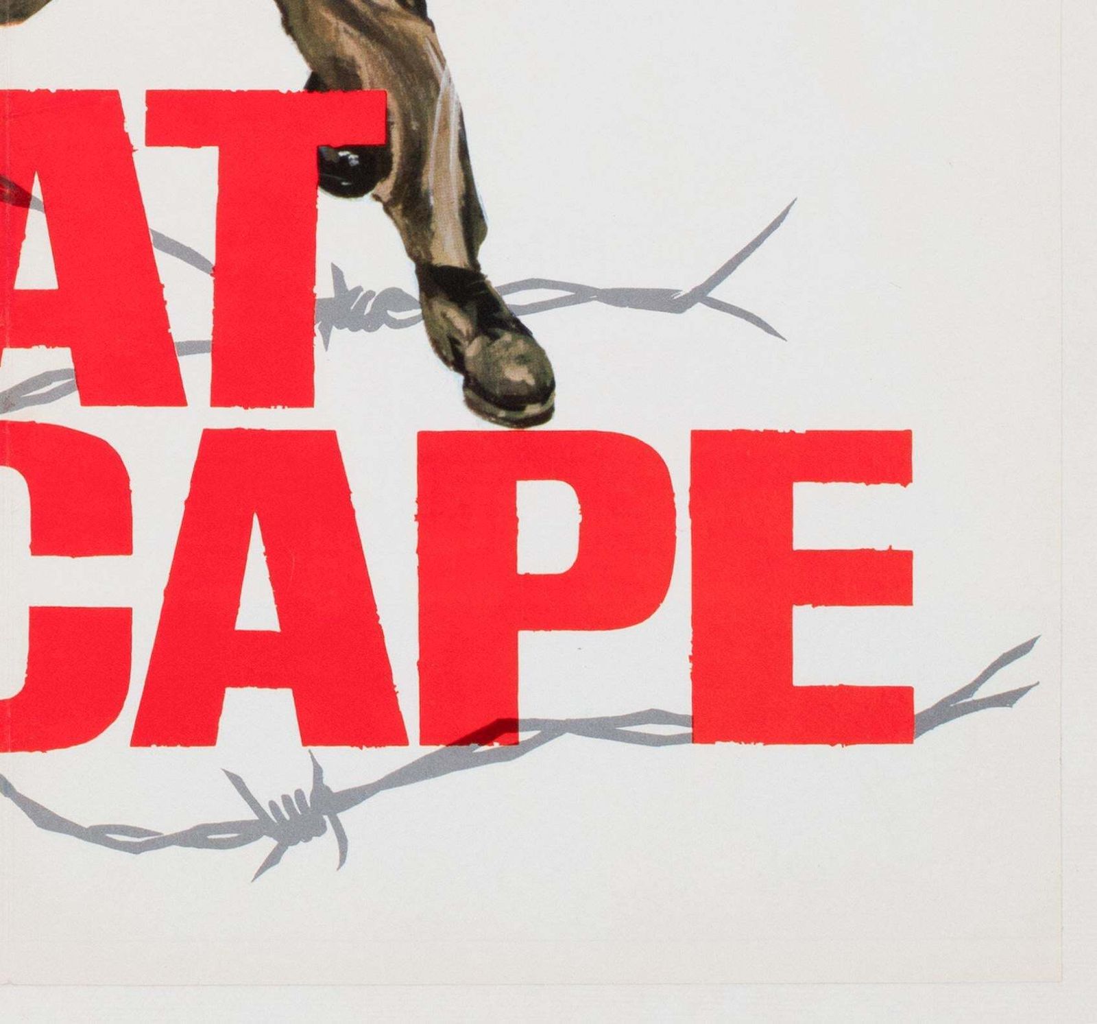 The Great Escape 1963 Promo Brochure Poster, Frank Mccarthy photo vintage