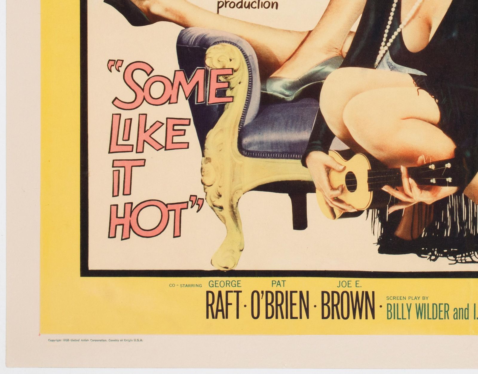 Some Like It Hot 1959 Us 1/2 Sheet Style B Film Poster photo 4642.0
