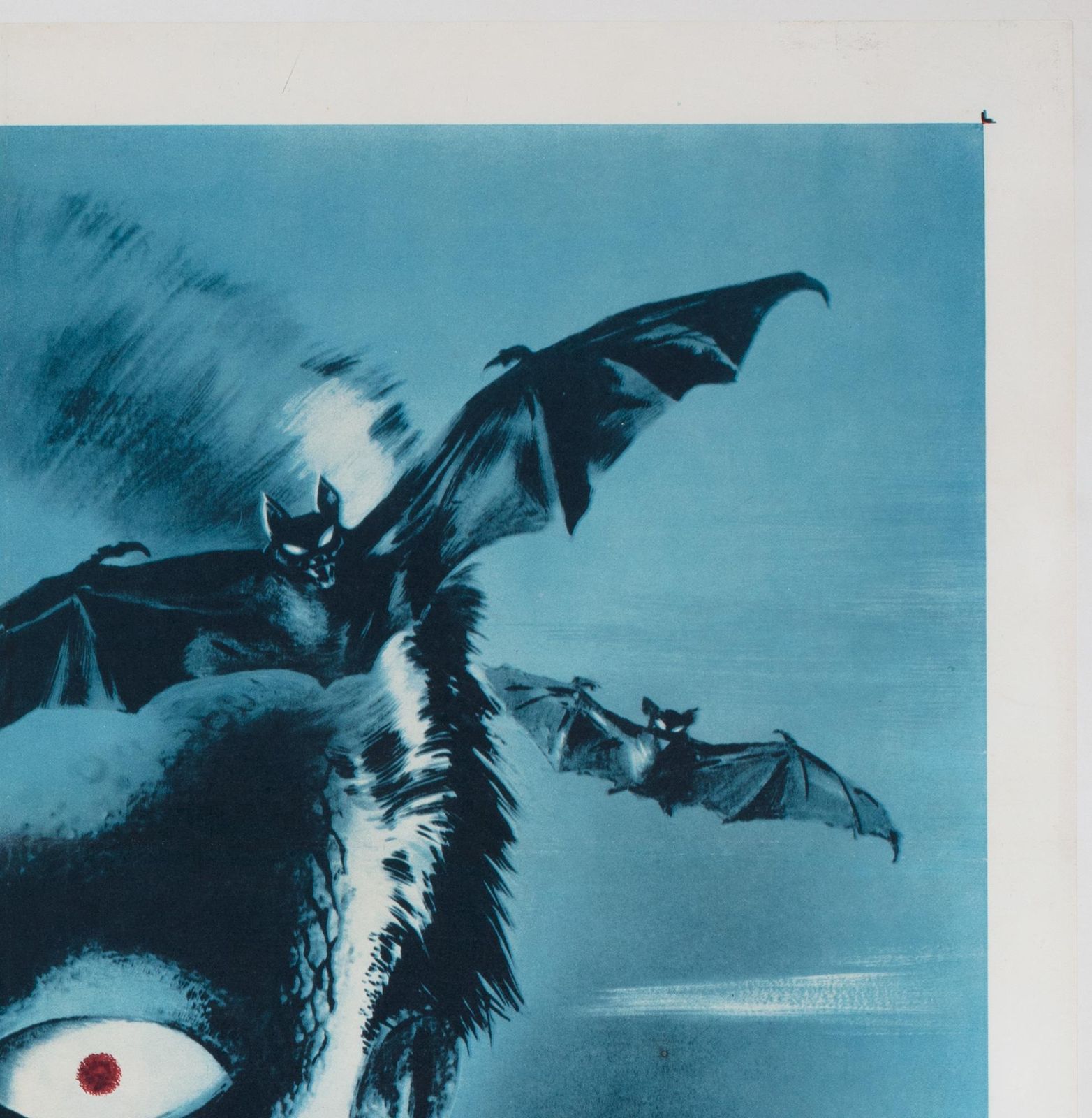 Horror Of Dracula 1958 Us 1 Sheet Blue Style Film Poster, Joseph Smith photo Art