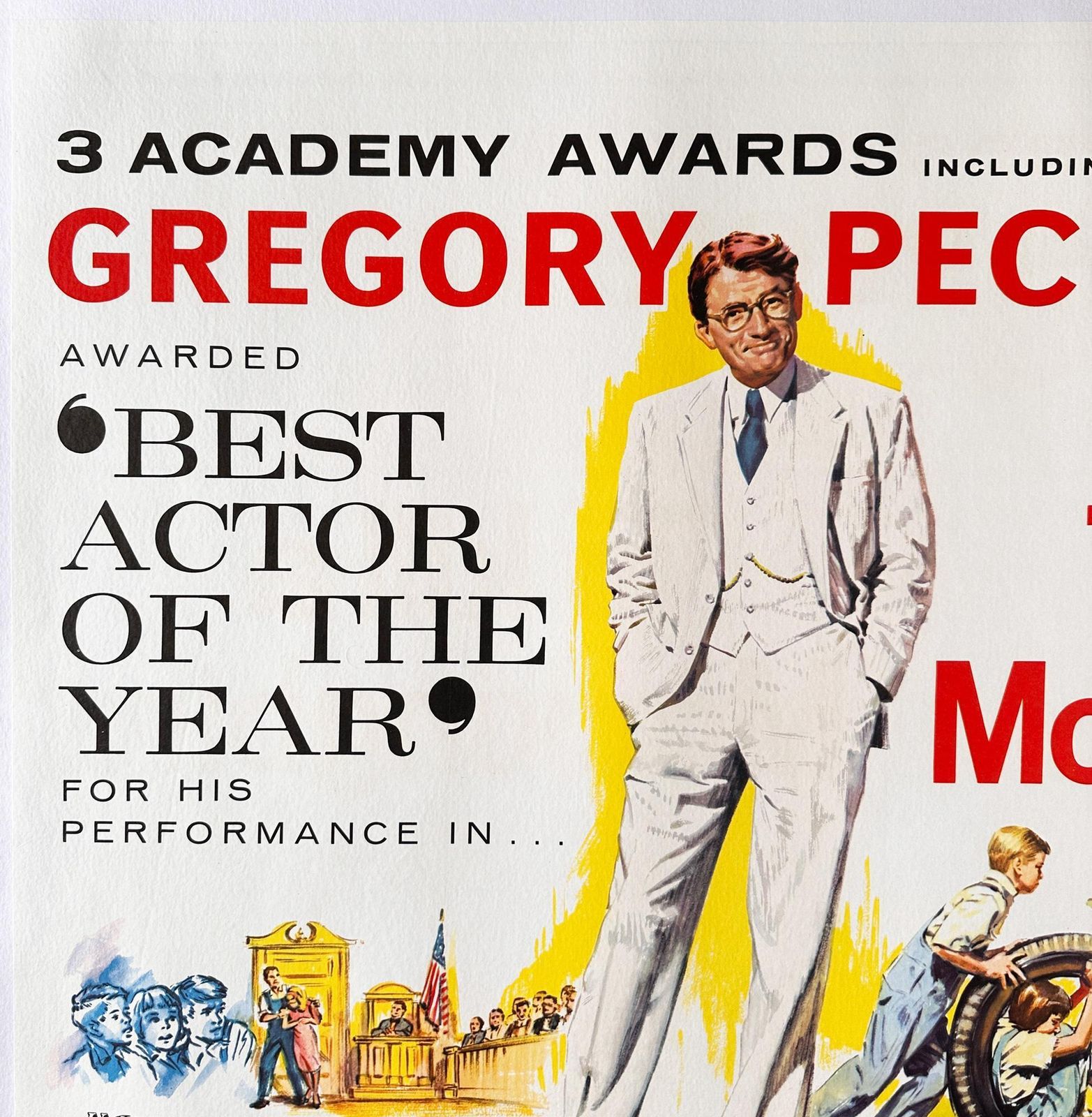 To Kill A Mockingbird 1963 Uk Quad Film Poster photo for sale