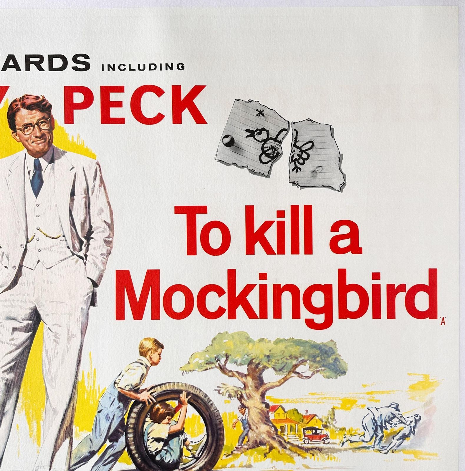 To Kill A Mockingbird 1963 Uk Quad Film Poster photo 2387.0