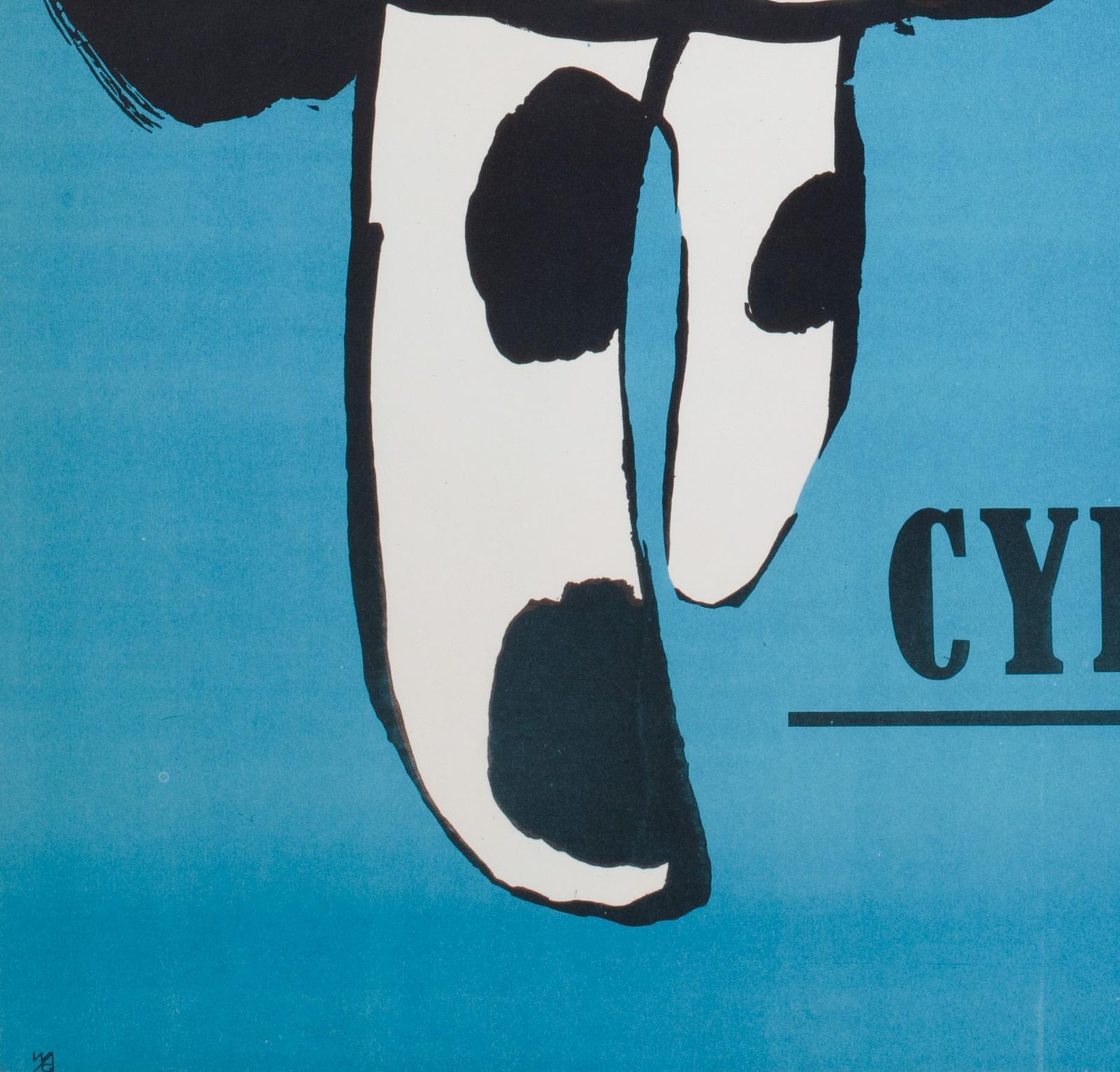 Cyrk Three Basset Hounds 1970s Polish B1 Circus Poster, Roman Cieslewicz photo buy