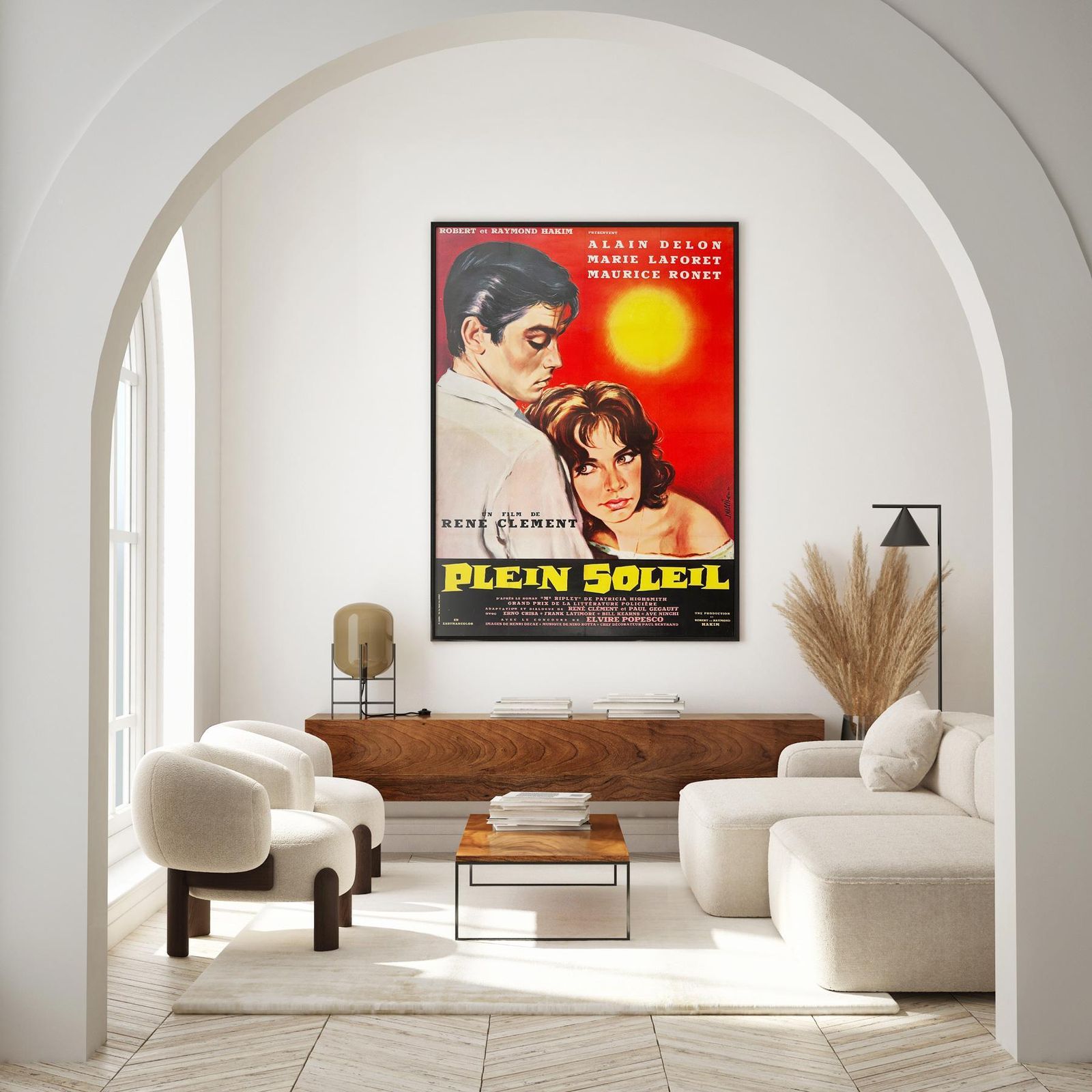Plein Soleil / Purple Moon 1960 French Grande Film Movie Poster, Jean Mascii photo vinterior