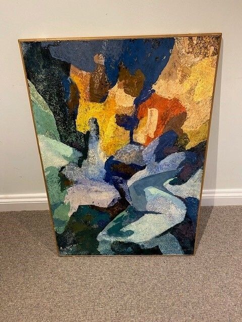 La Danseuse Oil Painting Circa 1950 By Ian Hopton photo furniture