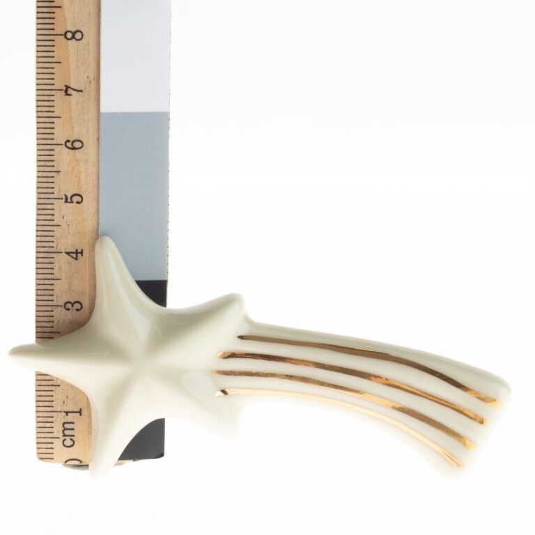 Belleek Irish Gilt Pottery Ceramic Porcelain Nativity Shooting Star photo for sale