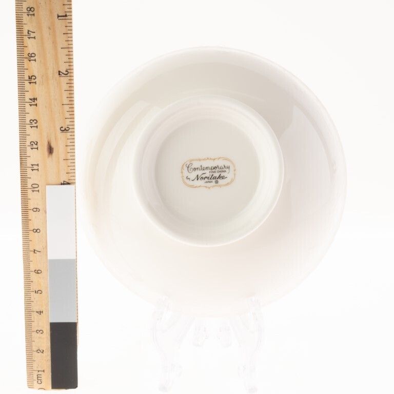 Noritake Gilt Porcelain Floral Art Nouveau Style Bowl photo for sale