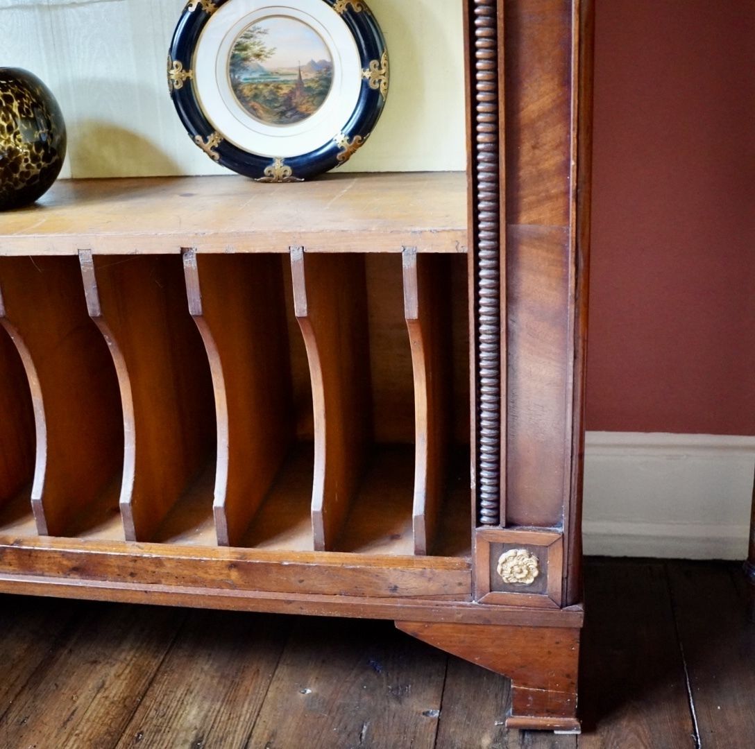 Furniture 19th Century French Empire Style Rosewood Bookcase photo