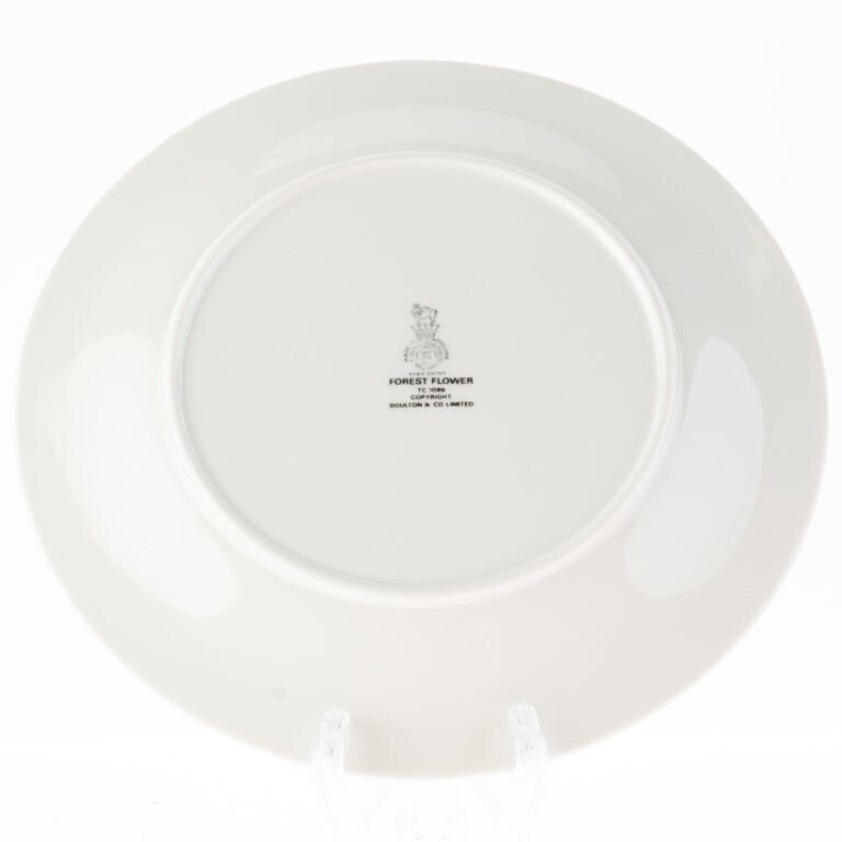 Royal Doulton Forest Flower Pattern Porcelain Ceramic Plate photo furniture