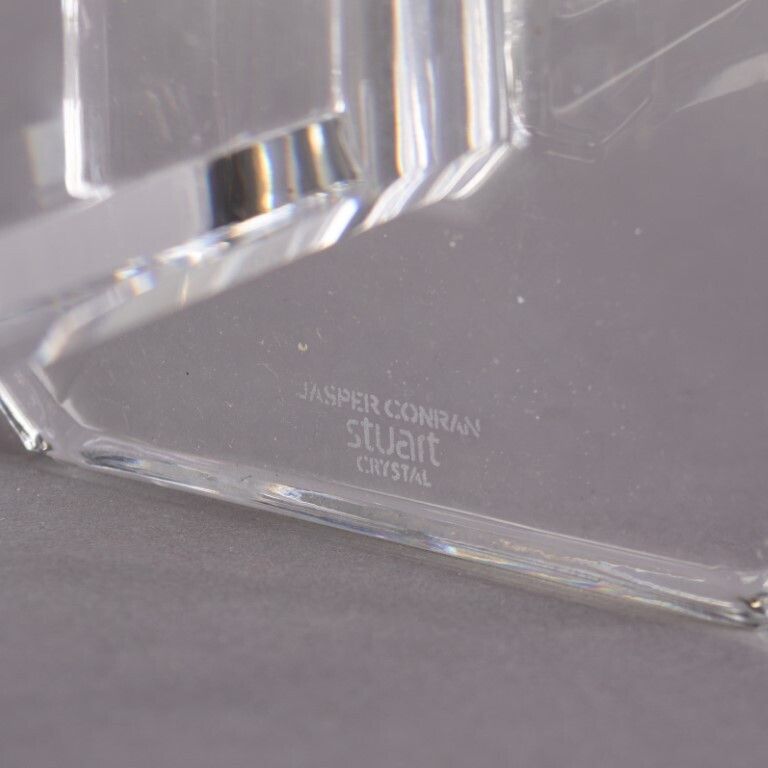 Jasper Conran Stuart Crystal Glass Candlestick photo furniture