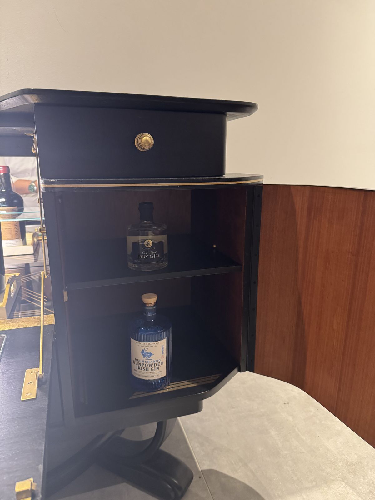 Asteria Cocktail Cabinet/  Art Deco Cocktail Bar photo buy