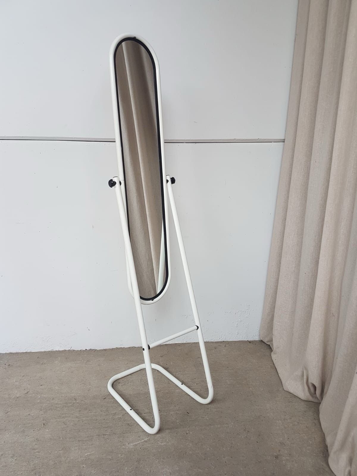 Vtg Mid Century Floor Standing Cheval Mirror Scandi Danish Retro R871 photo vinterior
