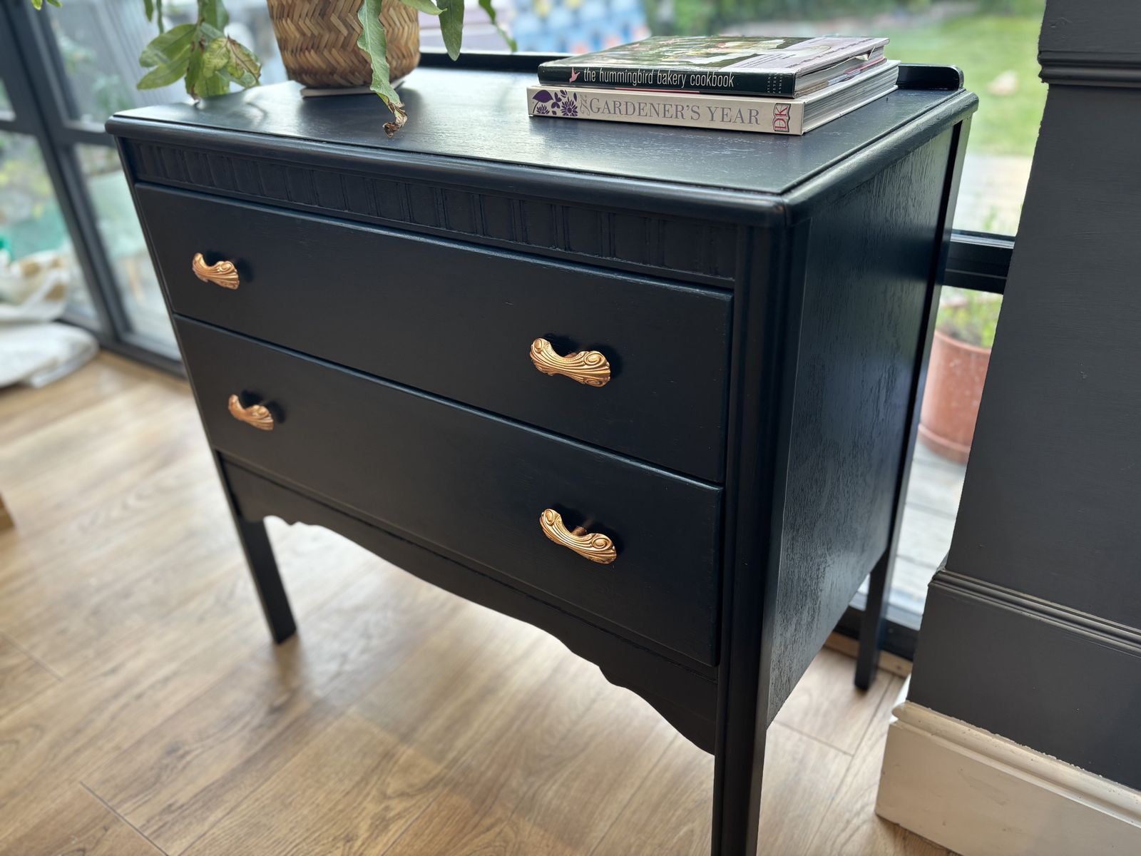 Lebus Chest Of Drawers In Midnight Blue photo furniture