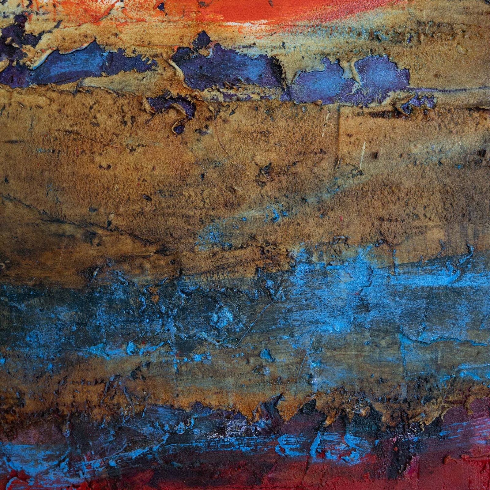 Abstract Sun Over Horizon By Mamen Gil photo 3355.0