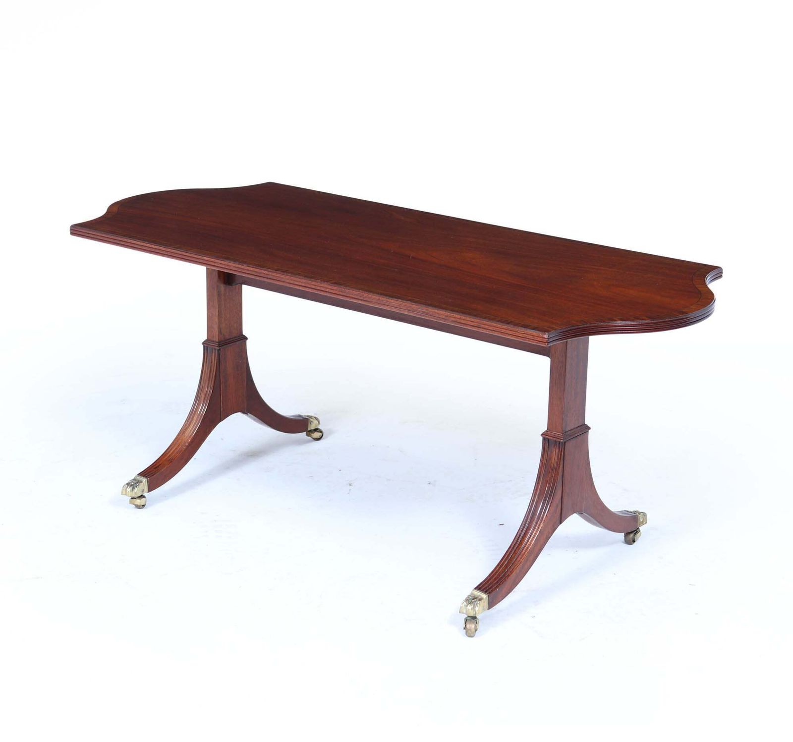 William Tillman Mahogany Coffee Table With Sabre Legs, C. 1960s