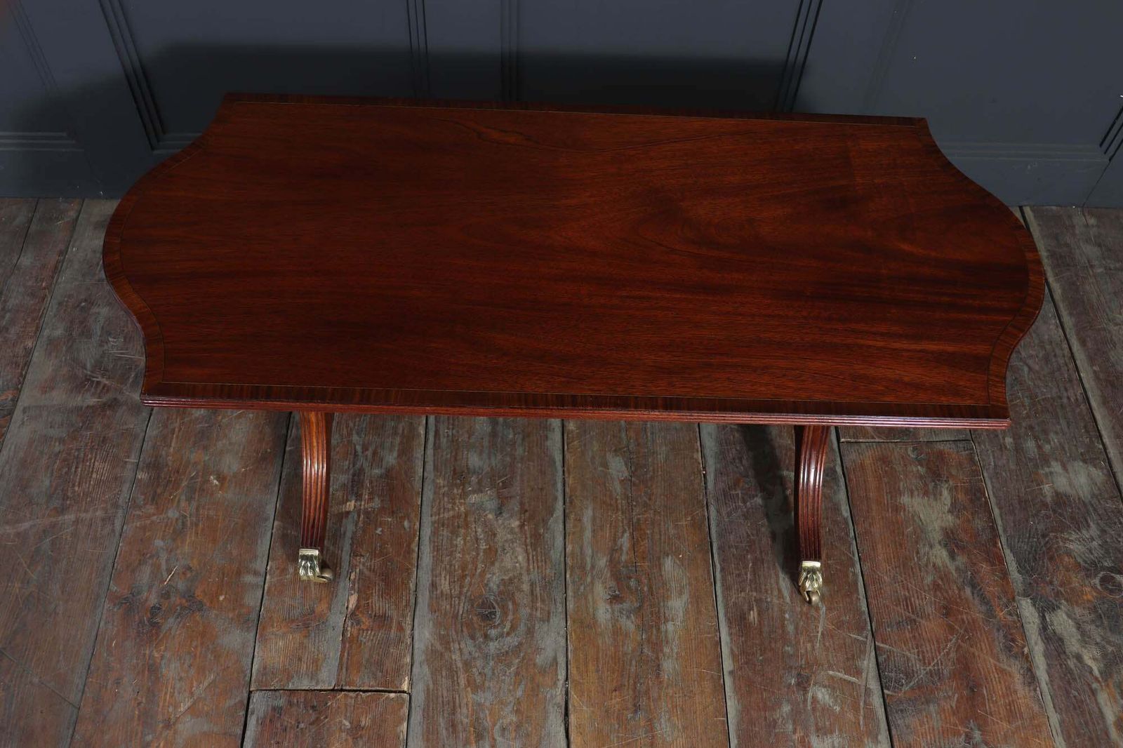 William Tillman Mahogany Coffee Table With Sabre Legs, C. 1960s photo 850.0
