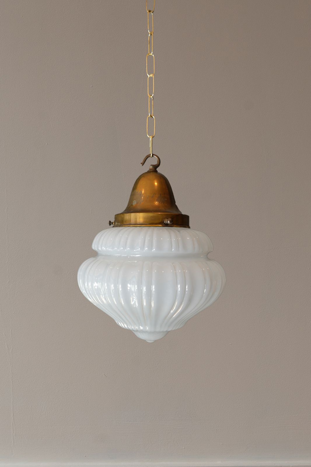Moonstone Pendant Light, 1800s