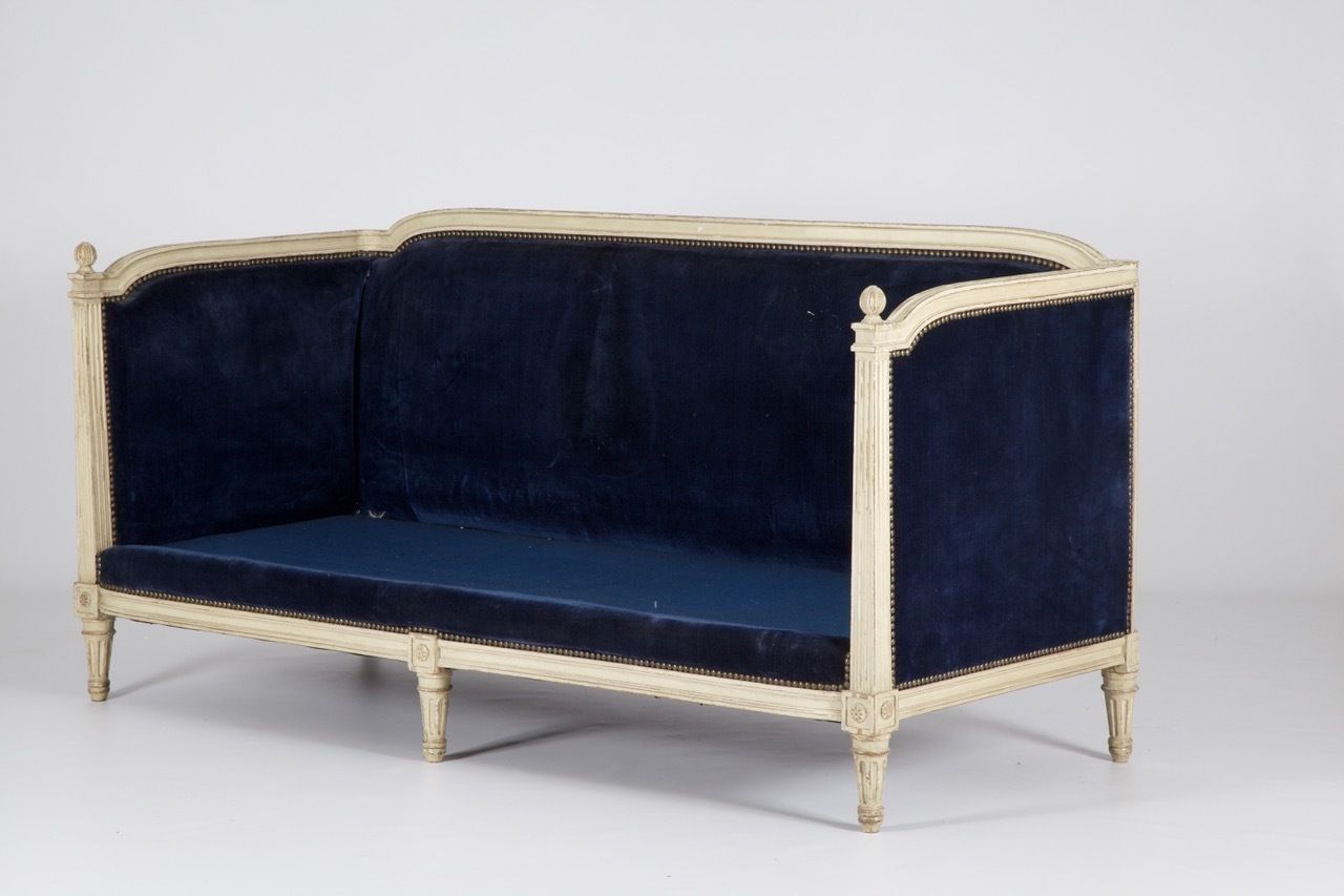 Louis XVI Style Sofa,Late 19th Century, Antique photo for sale