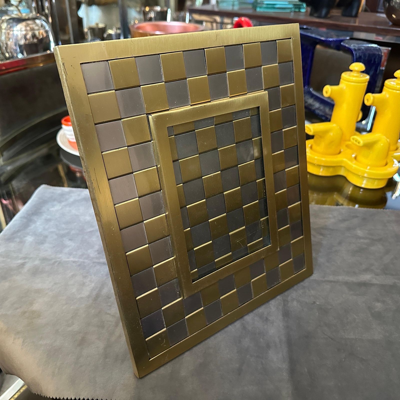 An High Quality 1970s Romeo Rega Style Mid Century Modern Italian Picture Frame photo for sale