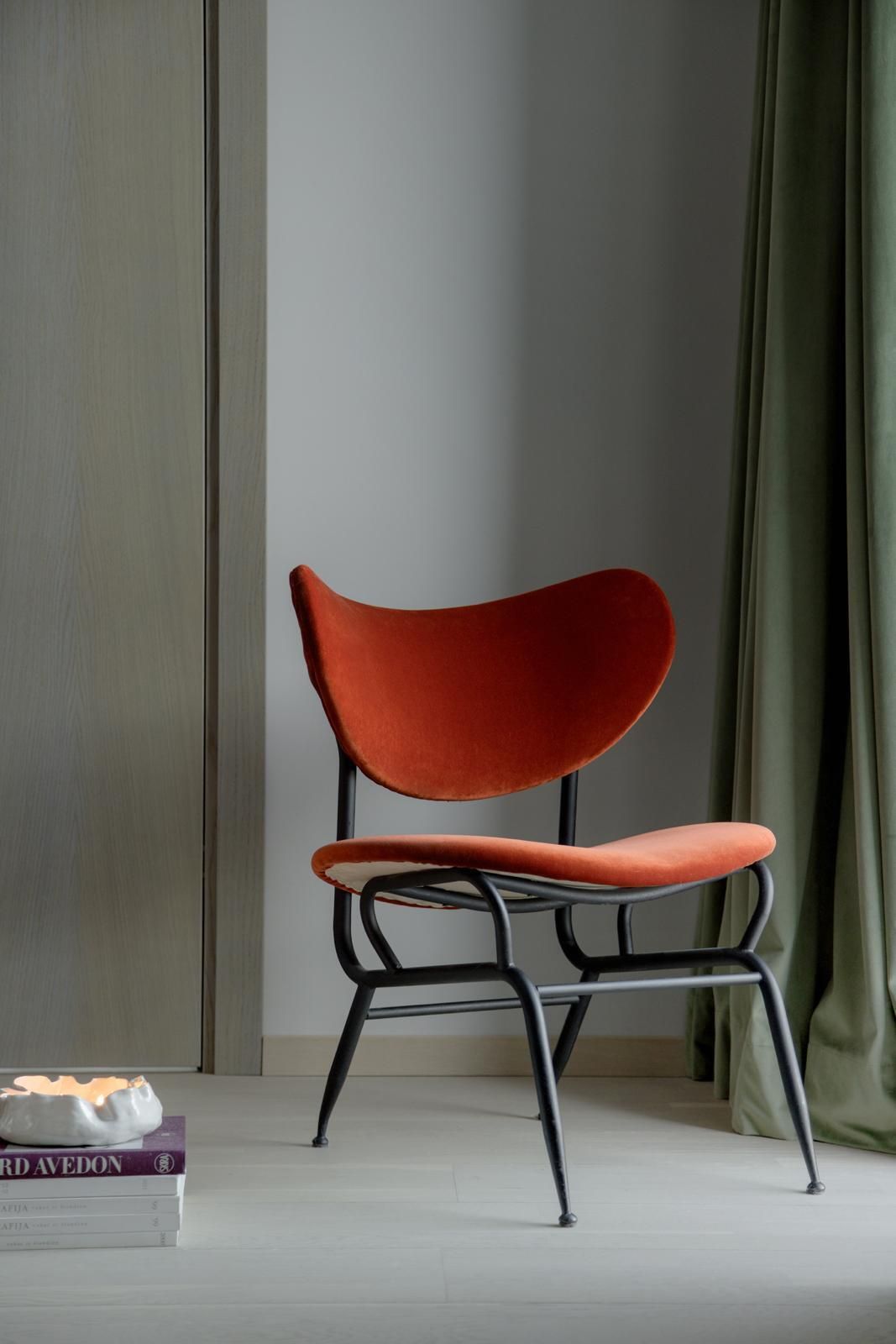 photo furniture 'Burnt Orange' Midcentury Armchair
