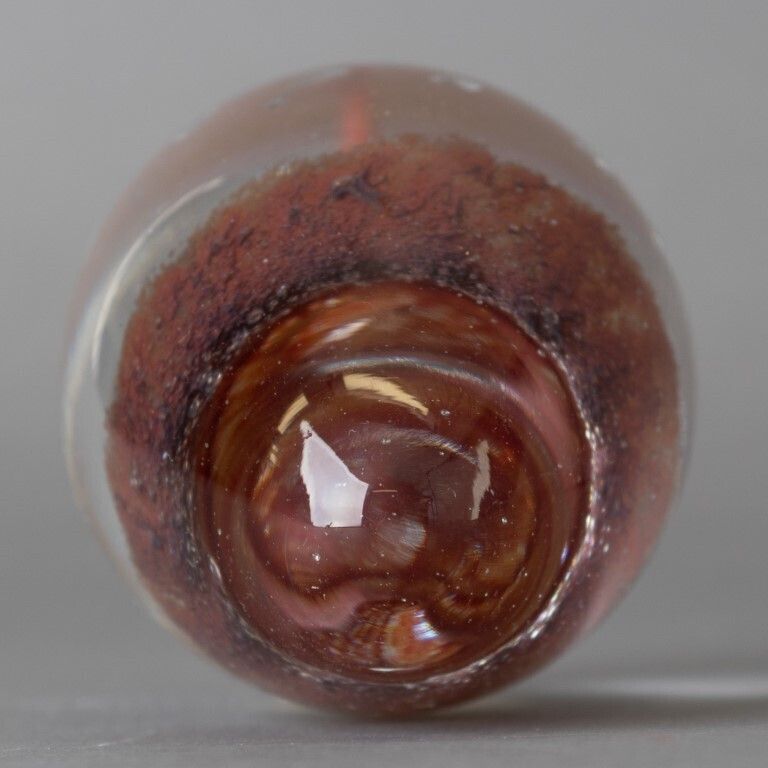 Mid Century Guernsey Island Studio Hand Blown Glass Paperweight photo furniture