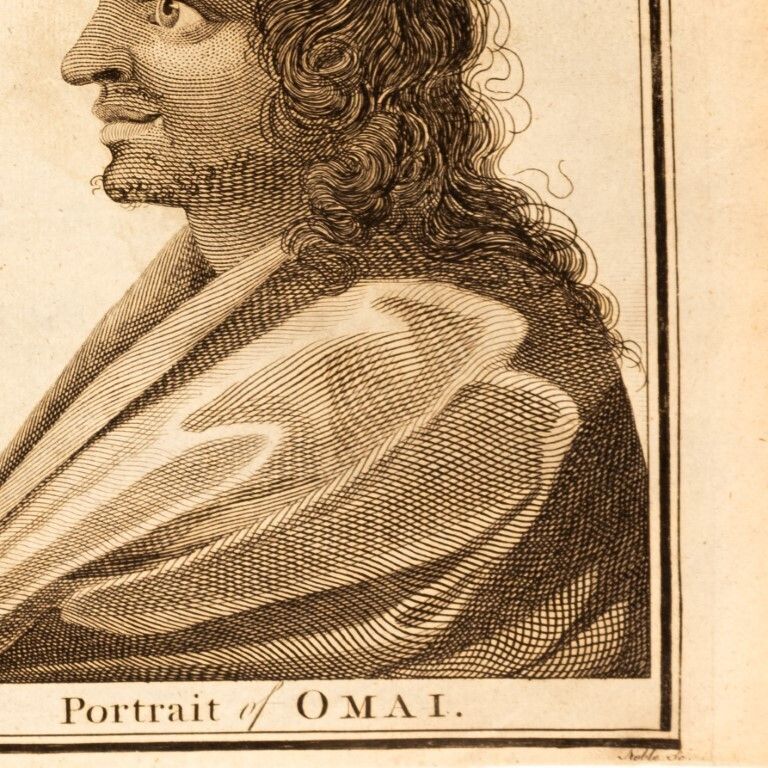 Portrait Of Potatow & Omai Portlock Antique 18th Century Engraving photo furniture