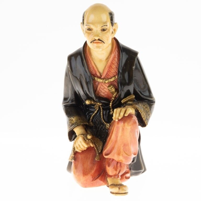 Antique Art Deco Italian Figure Of A Chinese Man