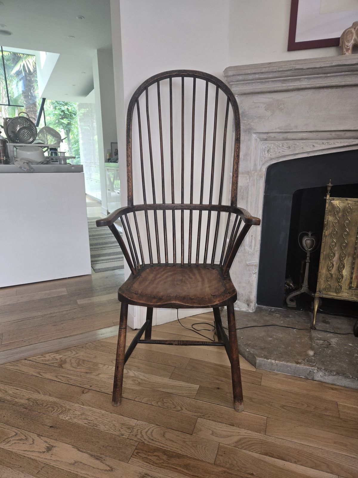 High Stickback Windsor Armchair  England 1780 1810