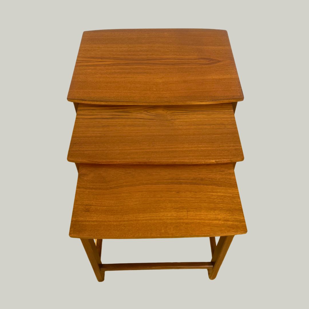 Mid Century Teak Nest Of Tables photo vinterior