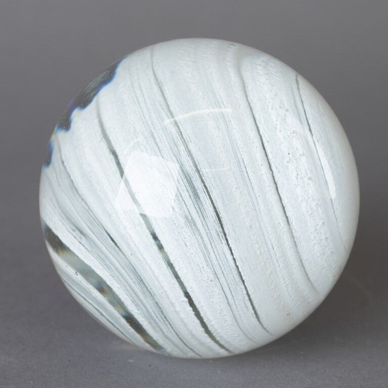 Mid Century Hand Blown Glass Paperweight photo furniture