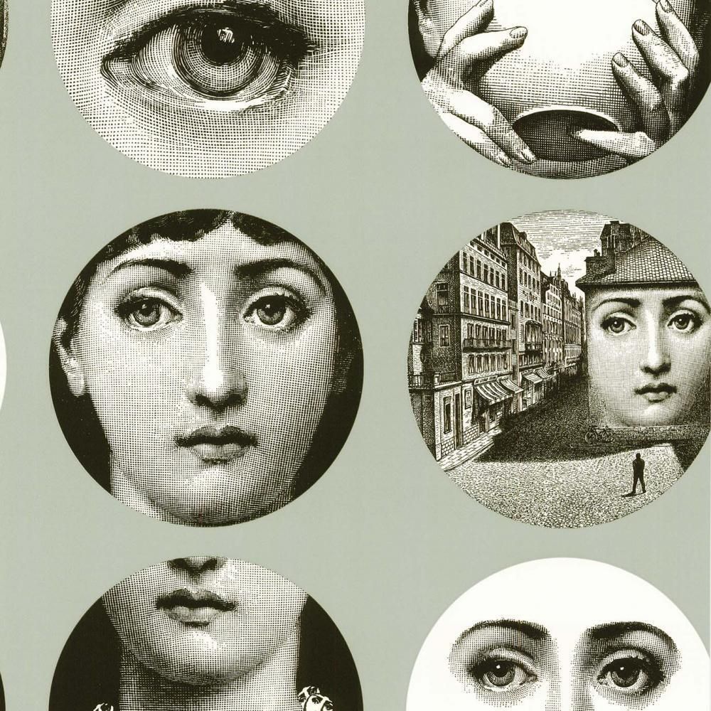Cole & Son Wallpaper Tema E Variazioni Lina Cavalleri Face By Piero Fornasetti photo buy