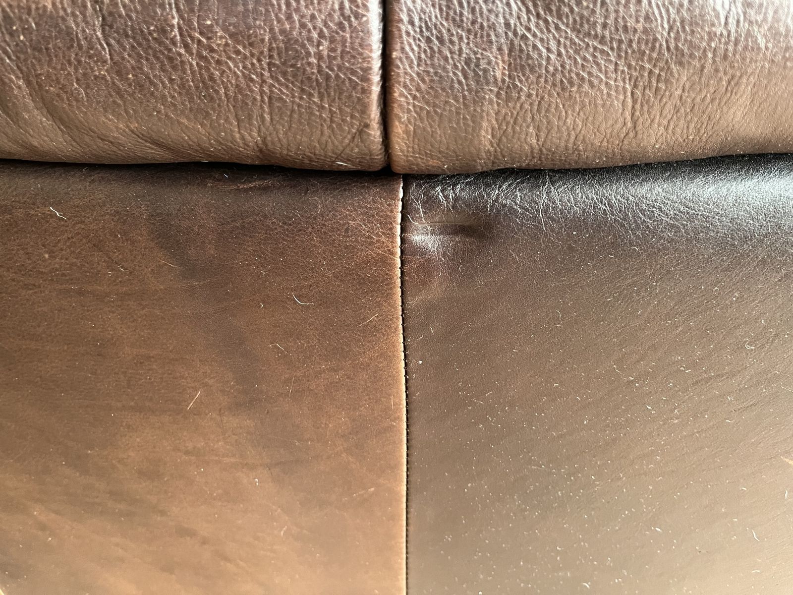 Natuzzi ‘Chesterfield’ Brown Leather Three Seater Sofa photo buy