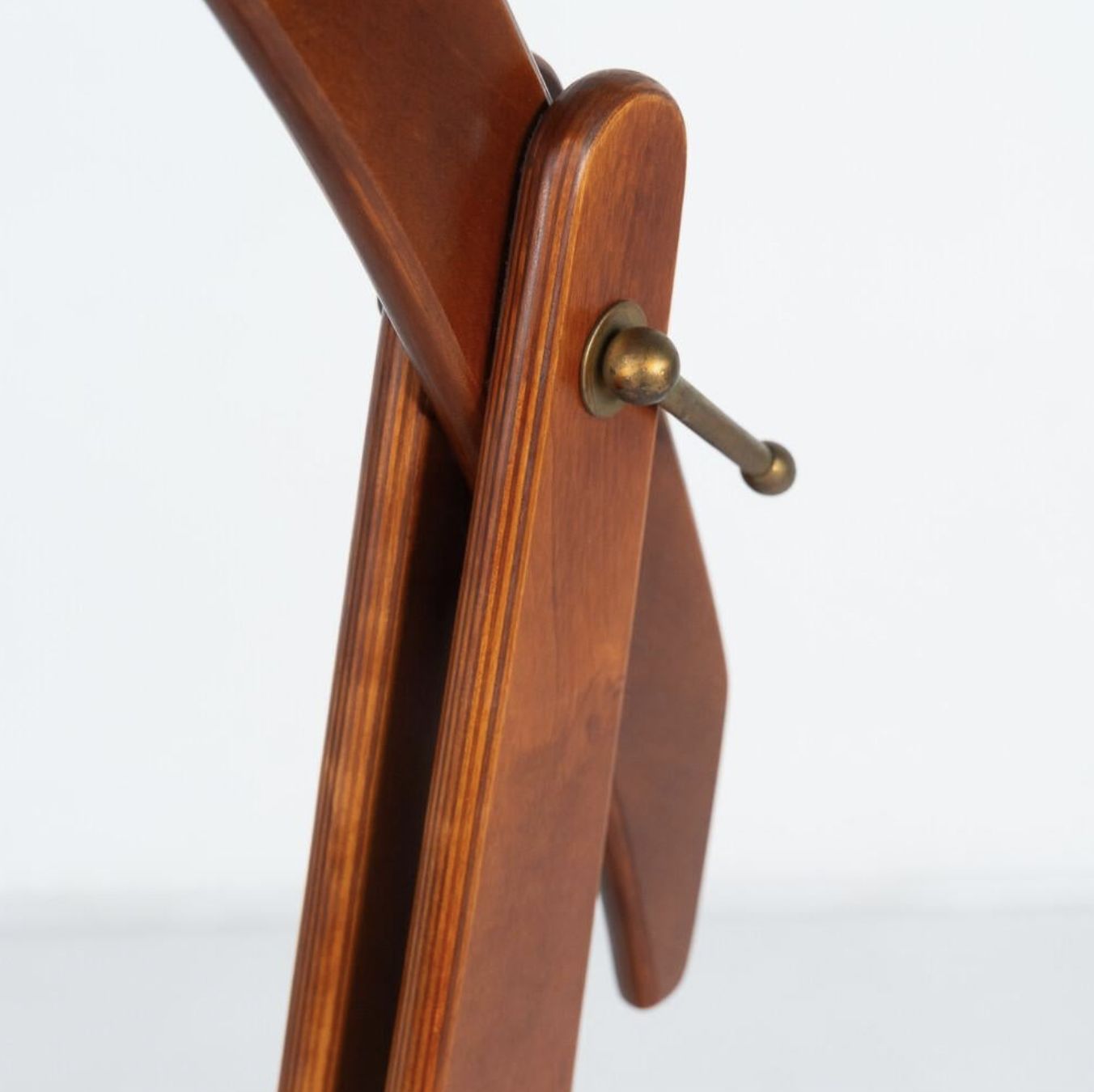 photo furniture Mid Century Modern Wooden Arc Floor Lamp, Italy, 1960s