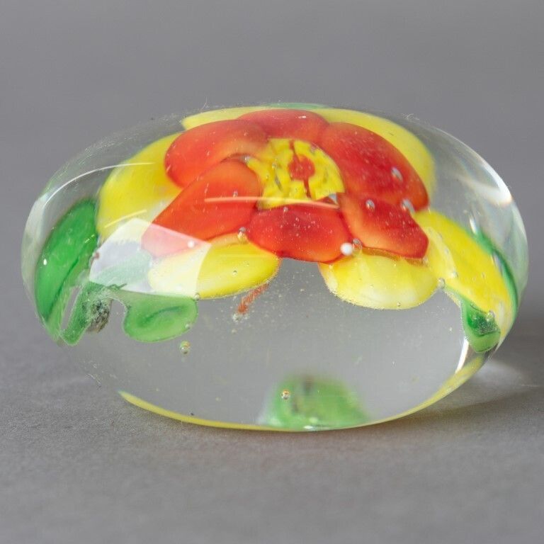Mid Century Murano Venetian Hand Blown Glass Paperweight photo Home Decor